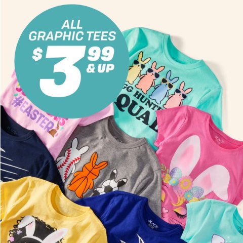 children's place graphic tees