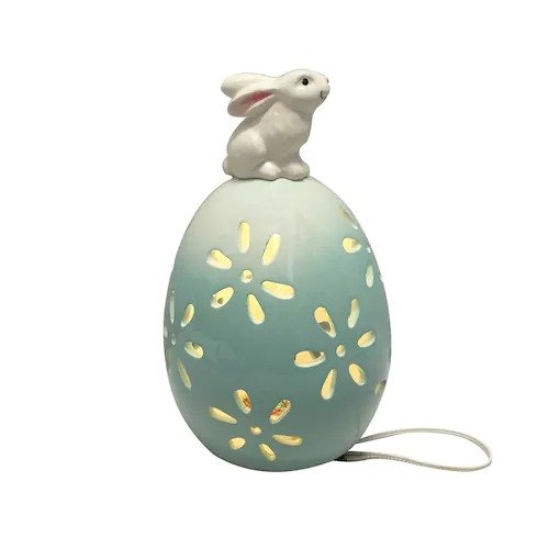 Celebrate Easter Together LED Ceramic Egg