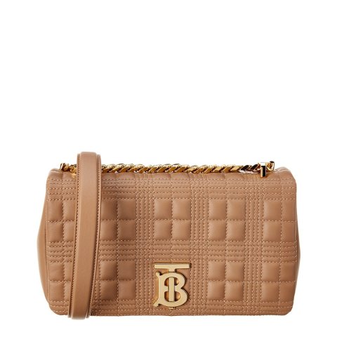 BurberryTB Small Quilted Leather Shoulder Bag