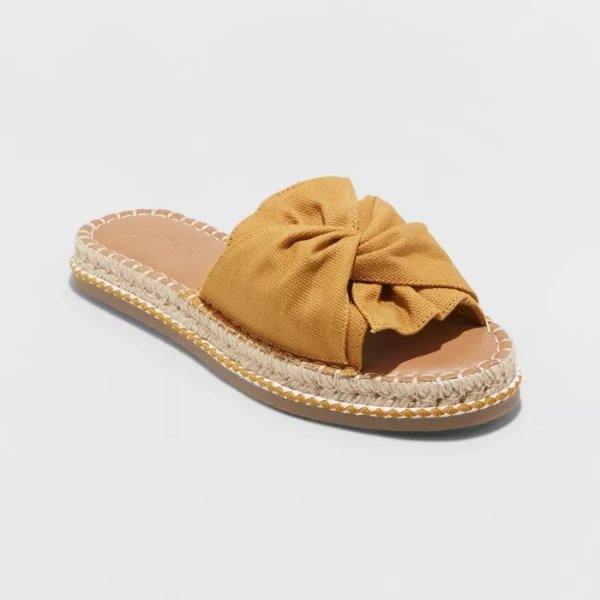 Women's Lila Knotted Espadrille Slide Sandals - Universal Thread™