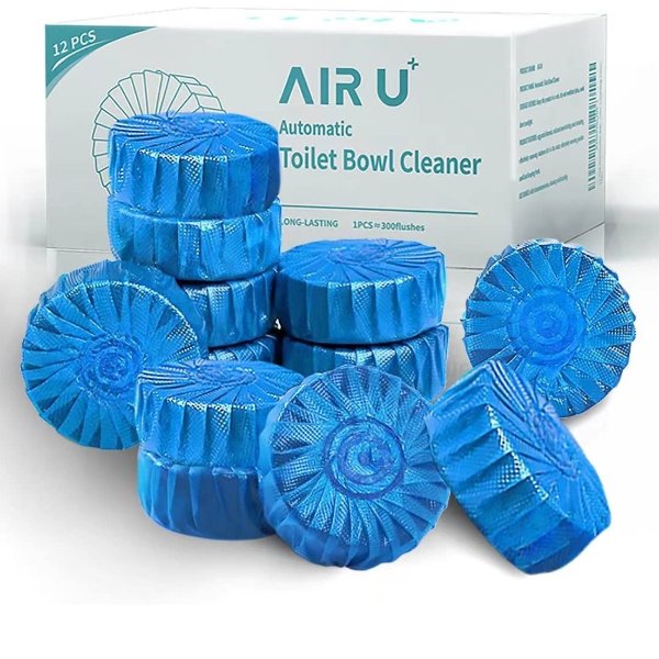 AIR U+ 12 Pcs Toilet Bowl Cleaner Tablets