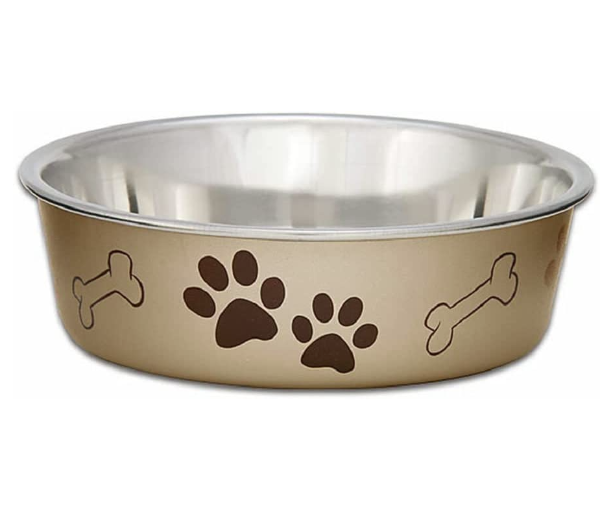 Loving Pets Metallic Bella Bowl Dog Bowl