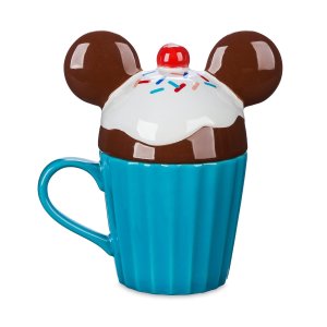 Disney Mickey Mouse Cupcake Mug with Lid