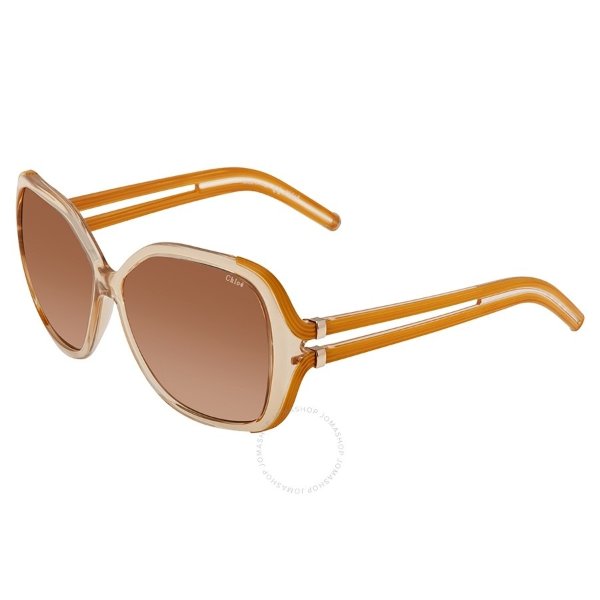 Brown Gradient Square Sunglasses CE650S 688