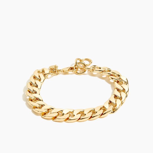 Curb chain link bracelet