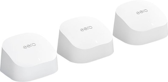 eero 6 AX1800 Dual-Band Mesh Wi-Fi 6 System (3-pack)