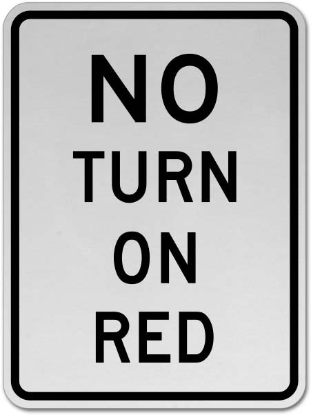 no red