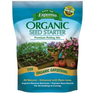 Espoma 8-Quart Organic Seed Starter, Brown