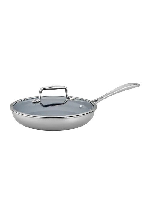 2 Piece Stainless Steel Frying Pan Set