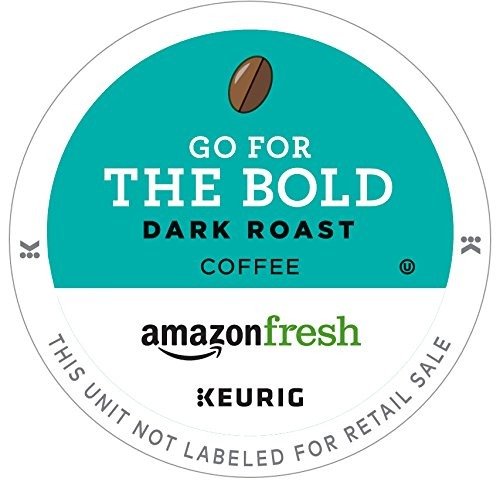 Amazon Fresh 80 Ct. K-Cups, Go For the Bold Dark Roast