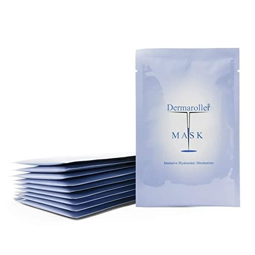 , Silk Face Masks Intensive Hyaluronic Acid Moisturizer with Matriyxl 3000 Tocopherol Boost Collagen Hydrate Dry Skin Reduce Fine Lines Wrinkles SingleUse Masks, 10 Count