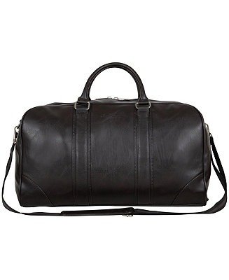 In Less Distress 20” Faux Leather Carry-On Duffel Bag