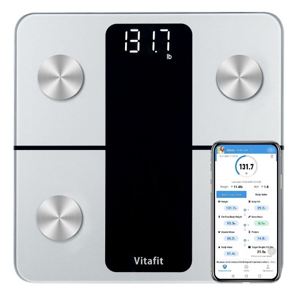Vitafit Smart Scales for Body Weight and Fat Percentage