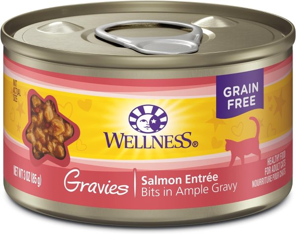 Complete Health Gravies Grain Free Canned Cat Food, Salmon Entree, 3 Ounces (Pack of 12)