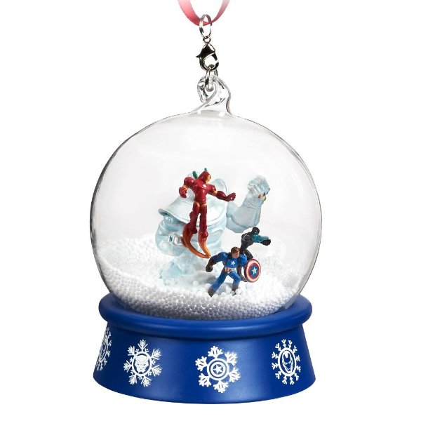 Marvel's Avengers Mini Snow Globe Sketchbook Ornament | shopDisney