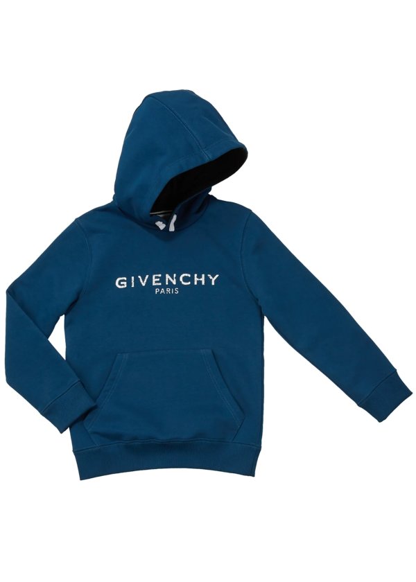 GivenchyBoys' Hooded Logo Sweatshirt, Size 4-10