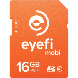 第一时间上传美图！Eyefi Mobi 16GB SDHC Class 10 无线存储卡