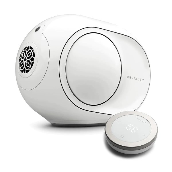Phantom II 98db Wireless Compact Speaker (Iconic White) with Remote (Matte White)