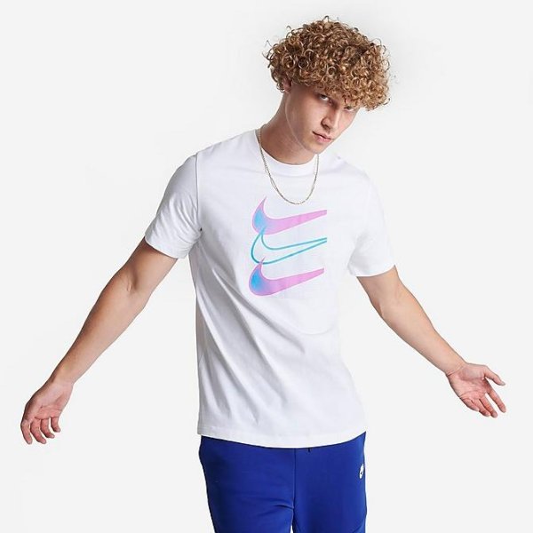 Men's Nike Sportswear Triple Swoosh Graphic T-Shirt