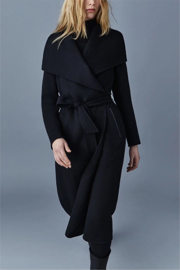 MAI-CN Double-face wool wrap coat