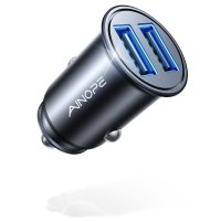 AINOPE 4.8A/24W  双口 USB 车载充电器 适用于大部分机型