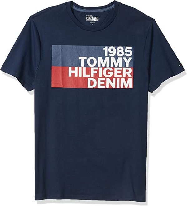 Tommy Hilfiger Men's THD Short Sleeve Logo T Shirt