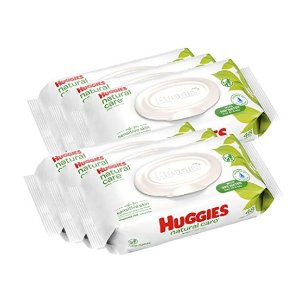 HUGGIES Natural Care Unscented Baby Wipes, Sensitive, (288 Total Wipes)
