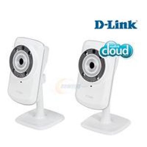 D-Link DCS-932L/2Q Cloud Wireless IP Camera, 640x480 Resolution, Night Vision (2 PACK)