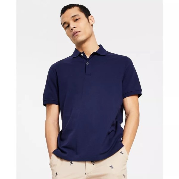 Men's Classic Fit Performance Pique Polo, Created for Macy's