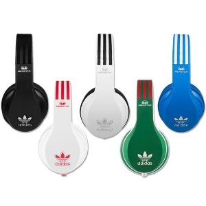 adidas Originals by Monster Flexible Over-Ear Headphones with Apple ControlTalk