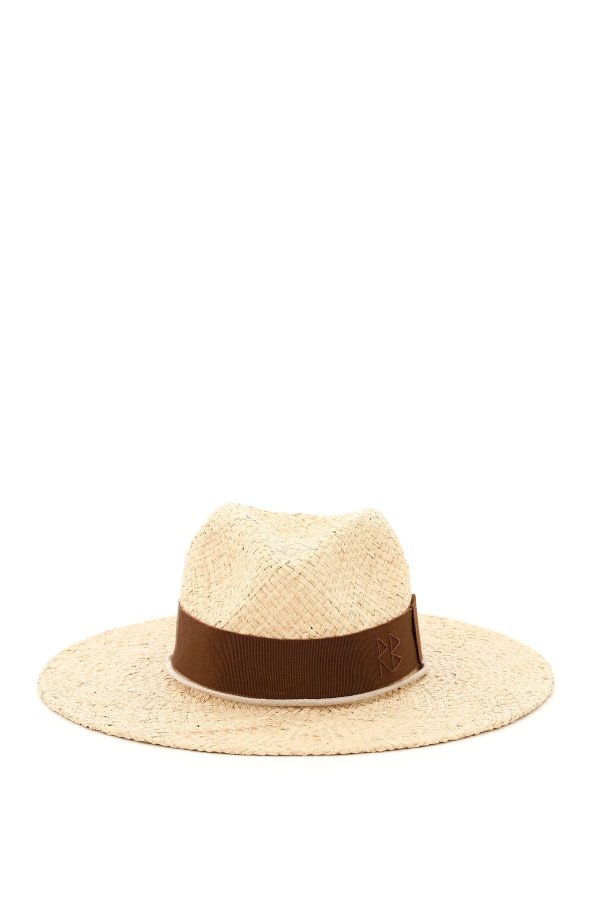 fedora chain straw hat