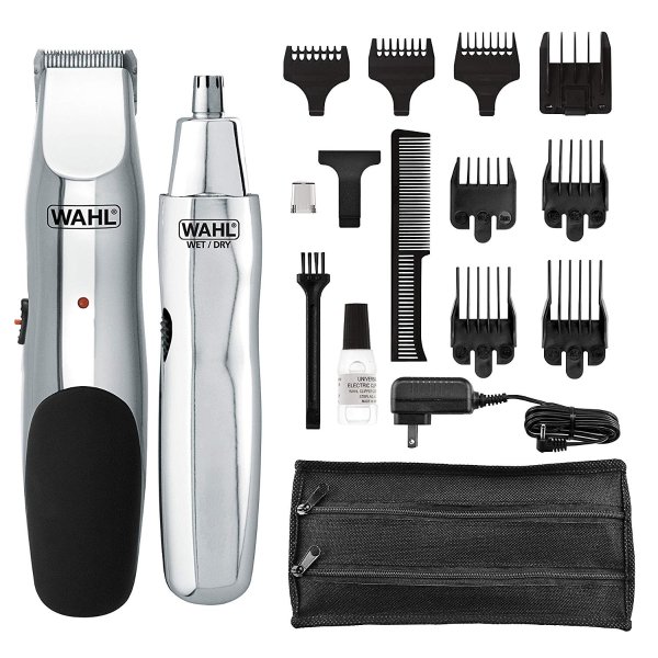 Model 5622Groomsman Rechargeable Beard, Mustache, Hair & Nose Hair Trimmer for Detailing & Grooming