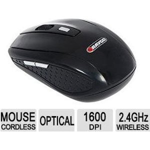 Raygo 2.4 GHz 6-Button High Gloss Wireless Optical Mouse
