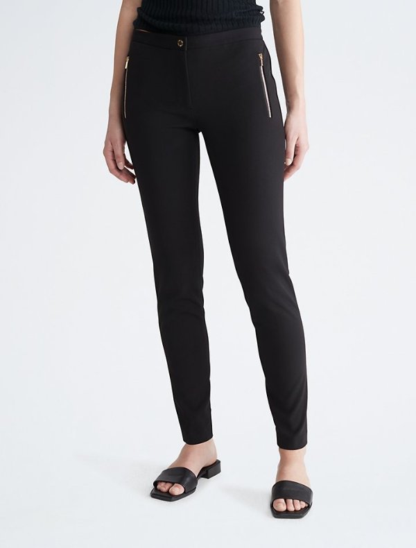 Zip Pocket Slim Fit Pants | Calvin Klein