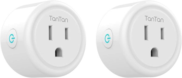 TanTan Smart Plug 2-Pack Work with Alexa and Google Home