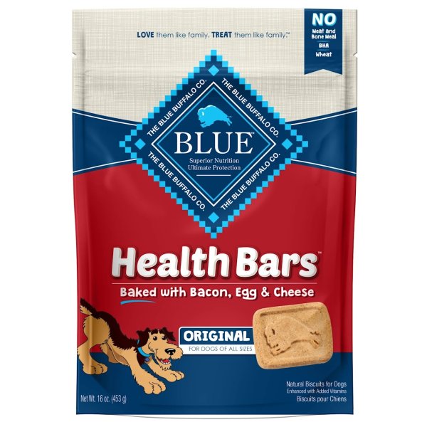 Blue Health Bars With Bacon, Egg & Cheese Dog Treats, 16 oz. | Petco