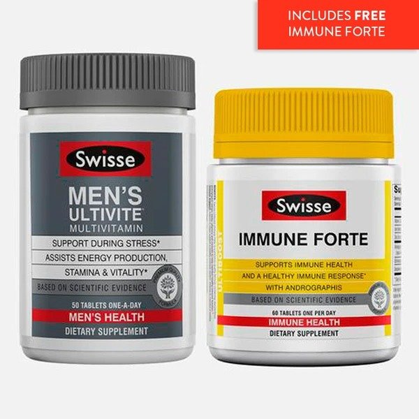 Daily Men’s Multivitamin for Vitality | Swisse Ultivite