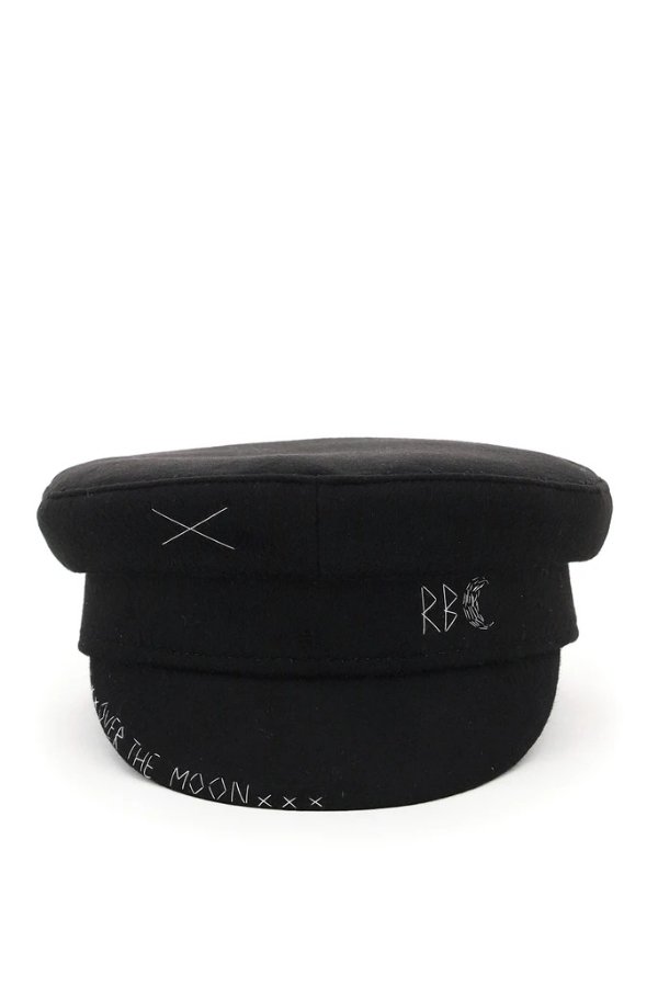 Logo-Embellished Baker Boy Hat