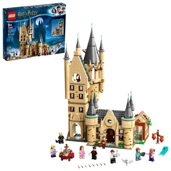 Harry Potter Hogwarts Astronomy Tower 75969 Cool Kids’ Magic Castle Gift, Building Toy with Minifigures (971 Pieces)