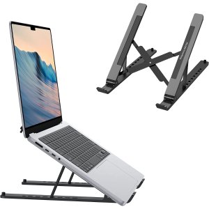 OMOTON Laptop Stand for Desk Ergonomic 7-Levels Angles Adjustable Computer Stand