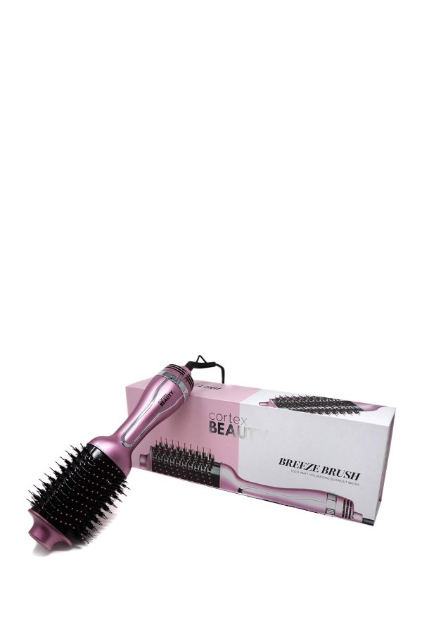 Cortex Beauty Breeze Brush | 1200W Hair Dryer Brush - Blush Pink