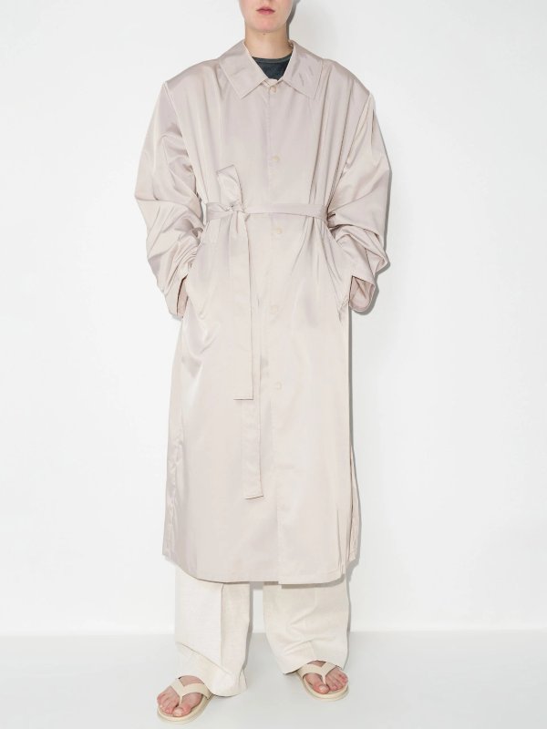 Frankie Shop Eddie Single-Breasted Trench Coat | Browns