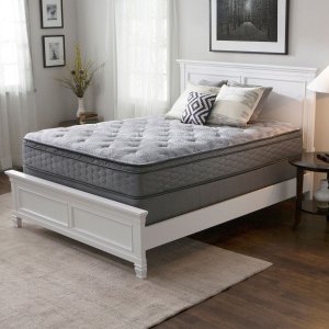 超值：Serta Woodbriar 3 完美睡眠系列超硬床垫套装 包括床架