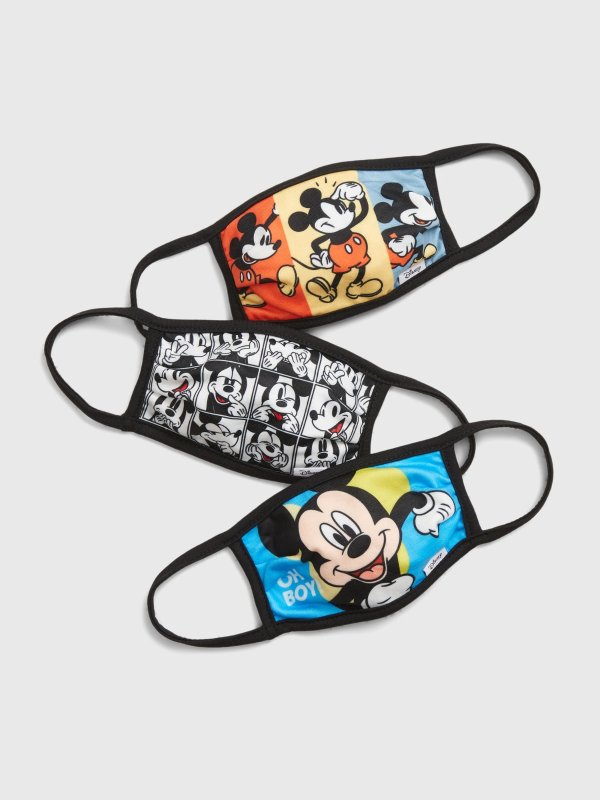 Kids Mickey Mouse Face Mask (3-Pack)
