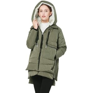 Amazon.com Orolay Women's Thickened Down Jacket