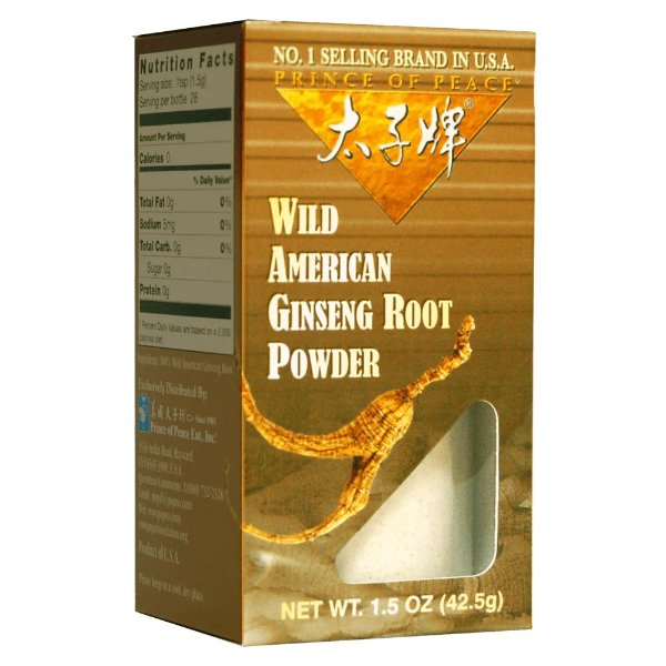 Prince Of Ppeace wild american ginseng powder 1.5oz