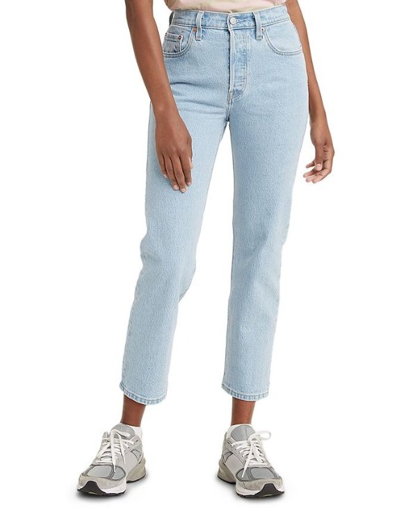 501® Cropped Straight-Leg Jeans