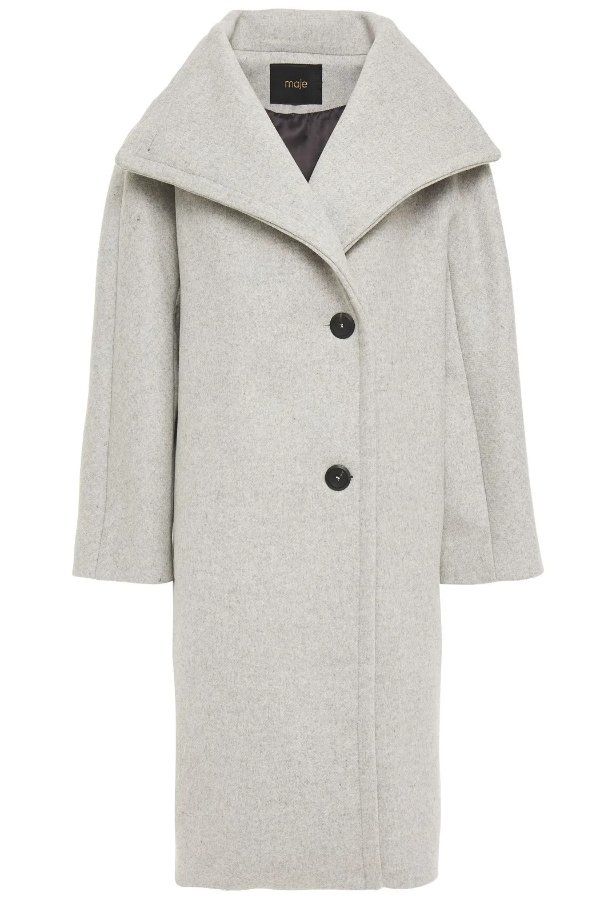 Gael wool-blend felt coat