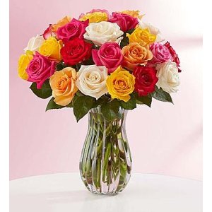 1-800-Flowers.com 2打玫瑰花促销
