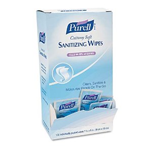 PURELL Cottony Soft Hand Sanitizing Wipes, 120 Individually Wrapped